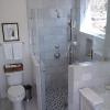 Finished master bathroom shower area